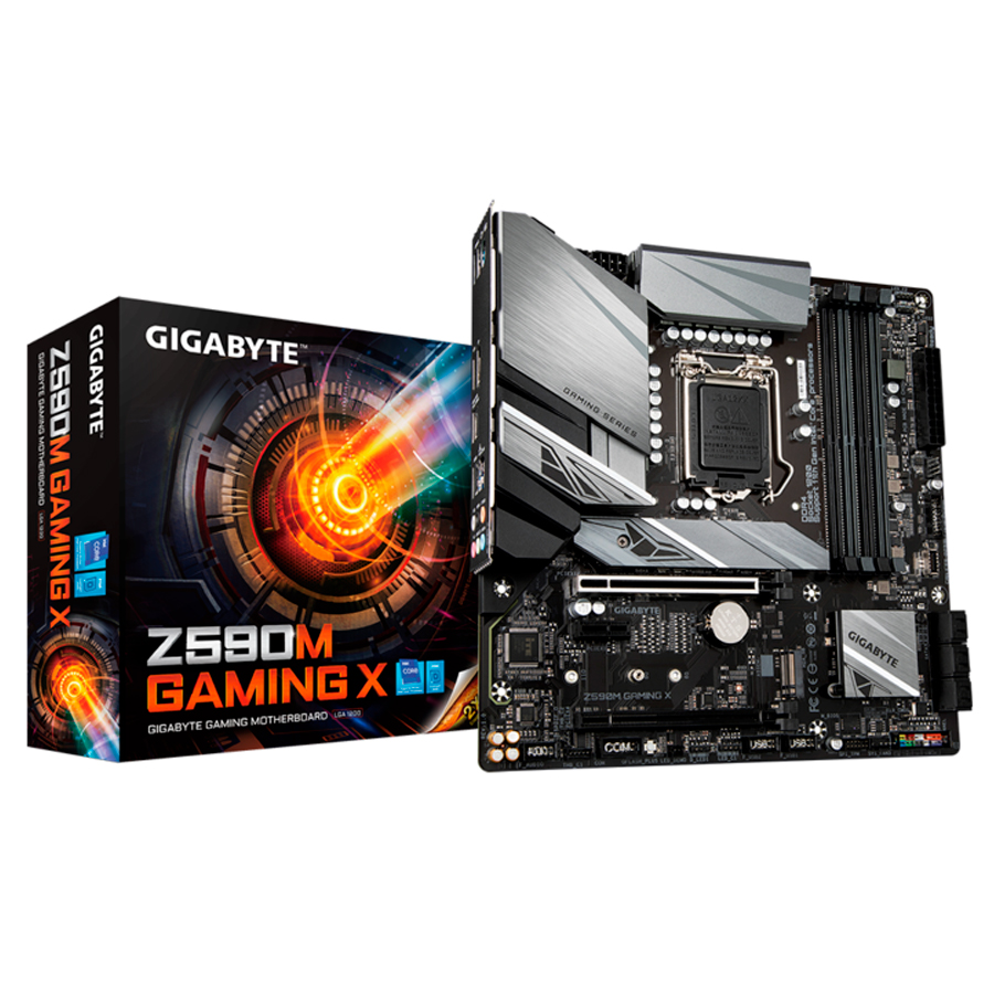 фото Материнская плата gigabyte z590m gaming x