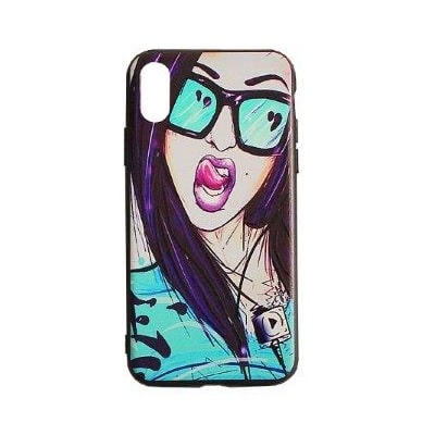 фото Чехол для iphone xs / x с рельефным рисунком pc+tpu 10 unknown