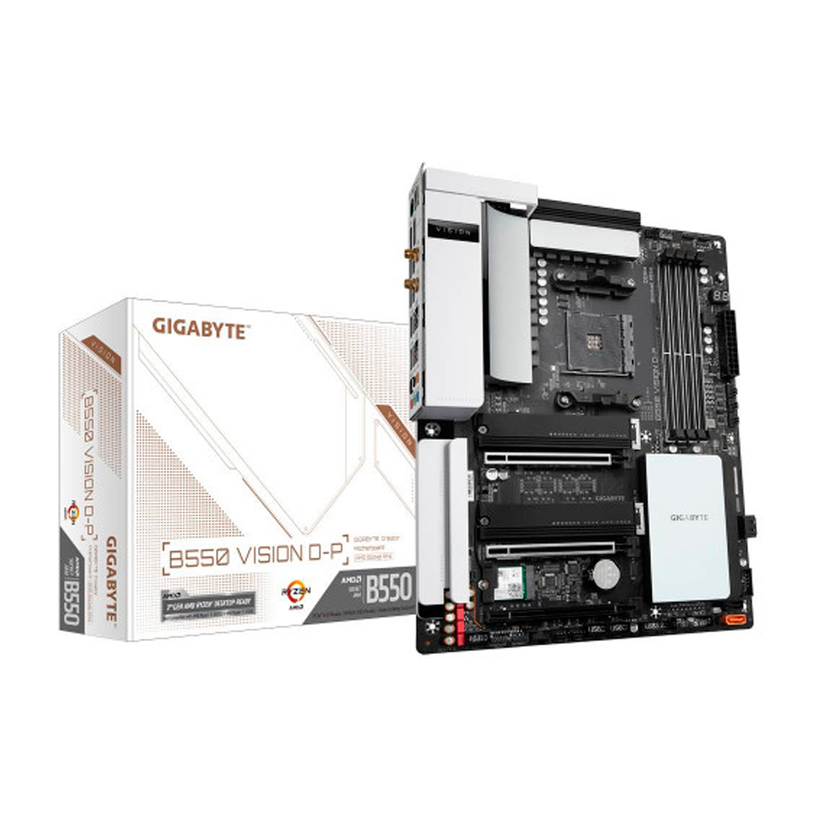 фото Материнская плата gigabyte b550 vision d-p