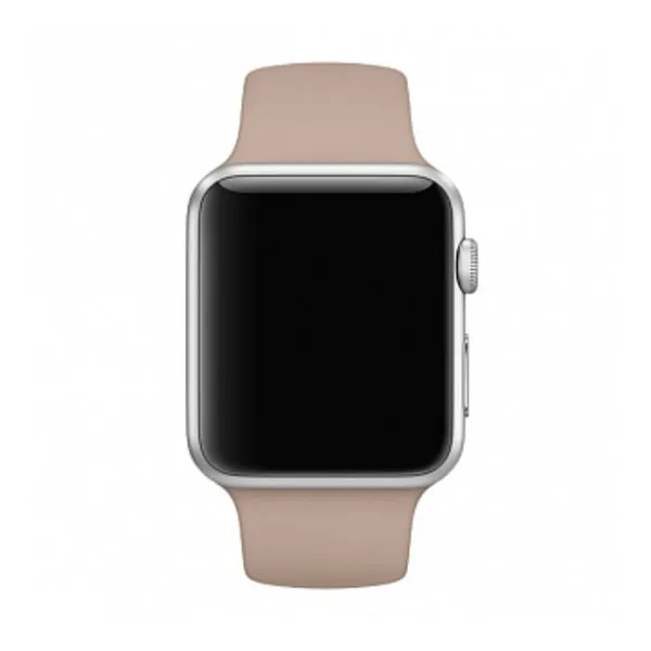 Ремешок InterStep SPORT для Apple Watch 38/40 мм, силикон, бежевый