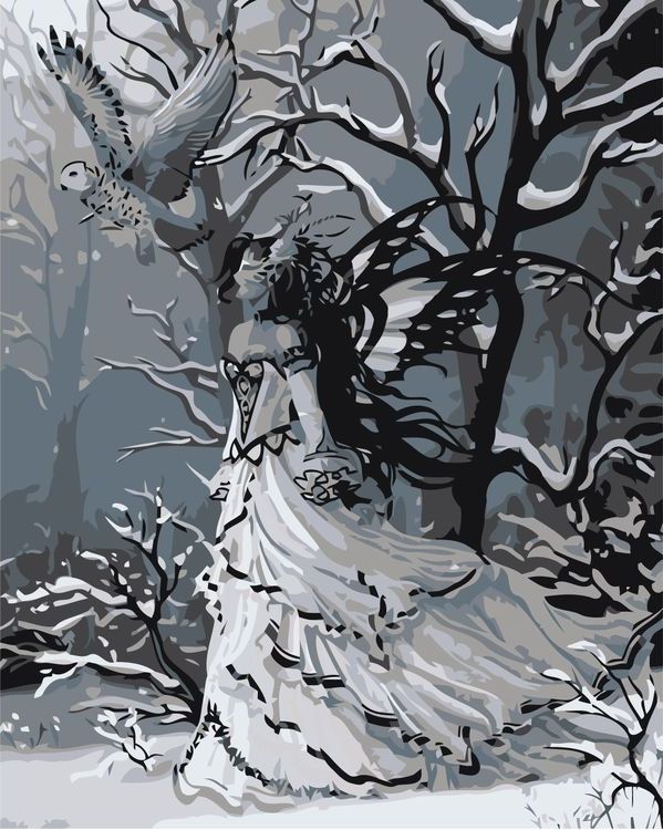 

Картина по номерам Живопись по Номерам Полярная сова, 40x50, Полярная сова