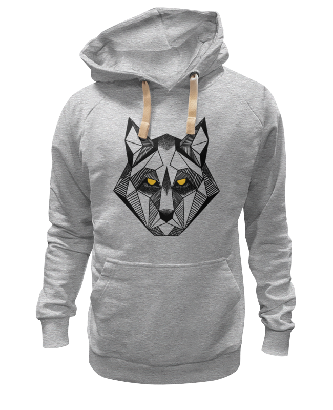 

Худи унисекс Printio Woolf серое 3XL, Серый, Woolf