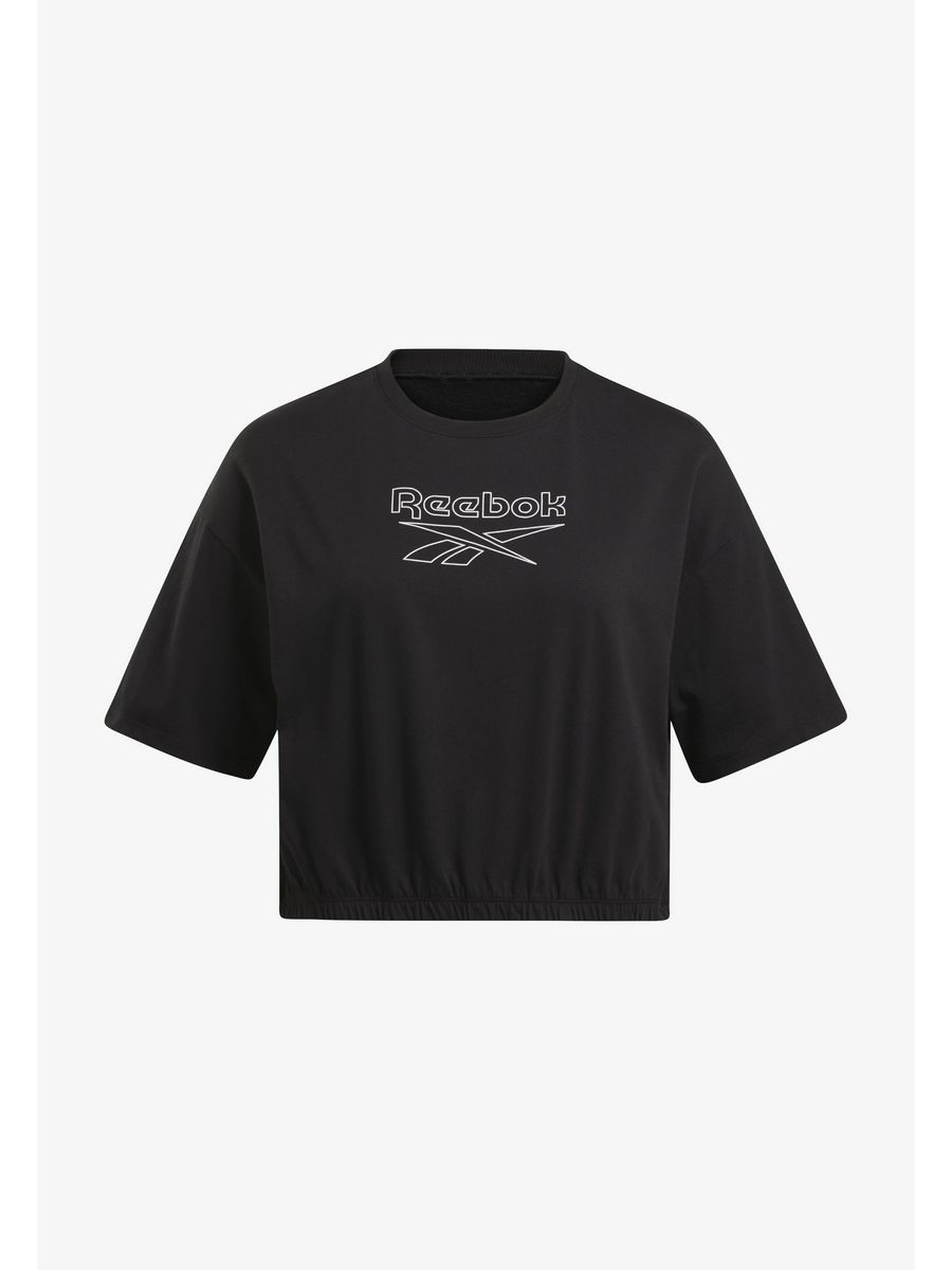 

Футболка женская Reebok RE541D1TH черная S, Черный, RE541D1TH