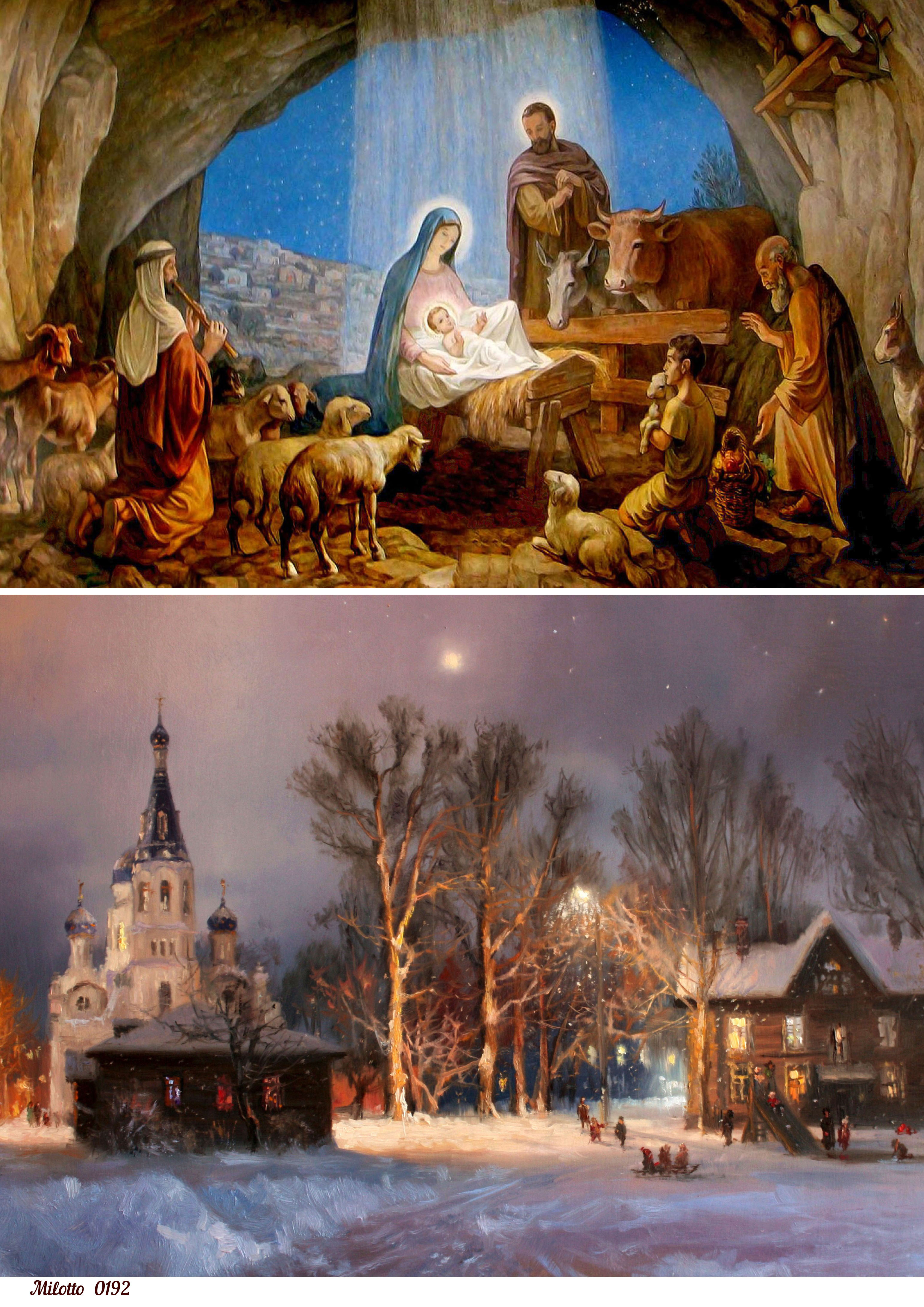 

Рисовая бумага для декупажа А4 Milotto 0192 Новый Год Рождество зима девочка винтаж