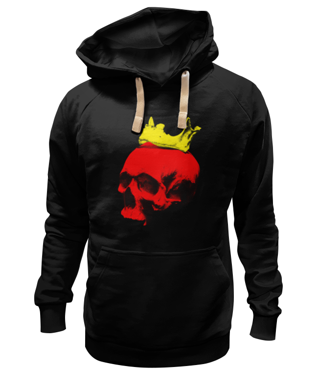 

Худи унисекс Printio Череп короля черное 3XL, Черный, Череп короля
