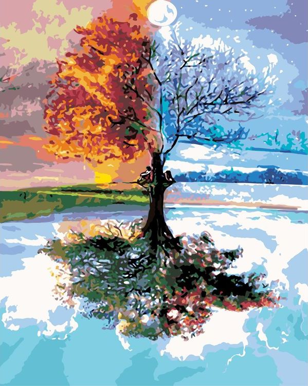 

Картина по номерам Живопись по Номерам Сезоны, 40x50, Сезоны