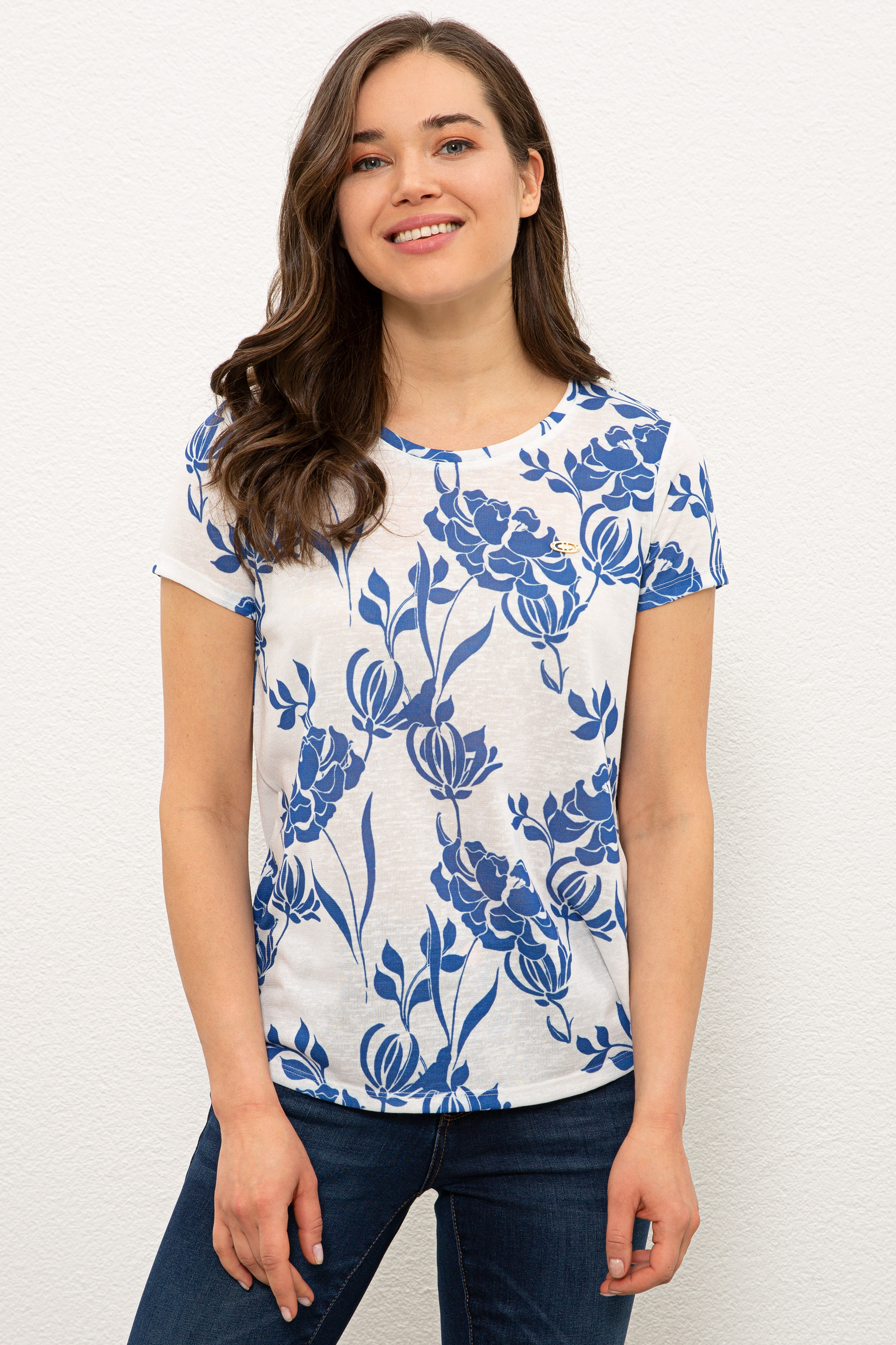 

Футболка женская U.S. POLO Assn. G082SZ0110DURED белая XL, Белый, G082SZ0110DURED