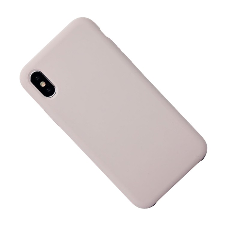 фото Чехол для apple iphone x, iphone xs силиконовый soft touch <пастельно-пурпурный> promise mobile