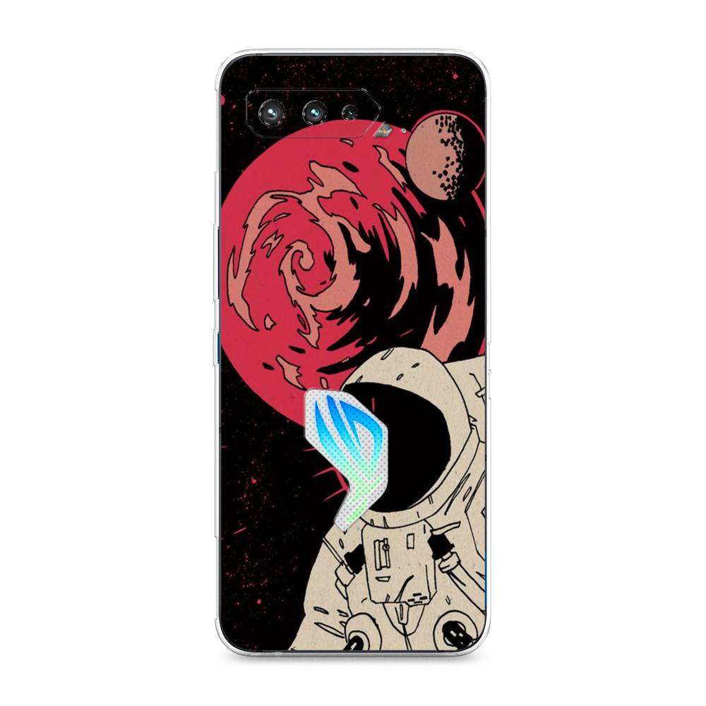 

Чехол для Asus Rog Phone 5/5s "Космонавт возле Марса", 44250-2