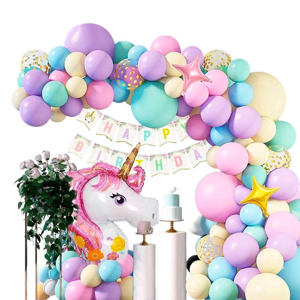 Воздушные шарики ZDK Happy, JYQQ23121117nons, набор из 147 шт, микс цветов