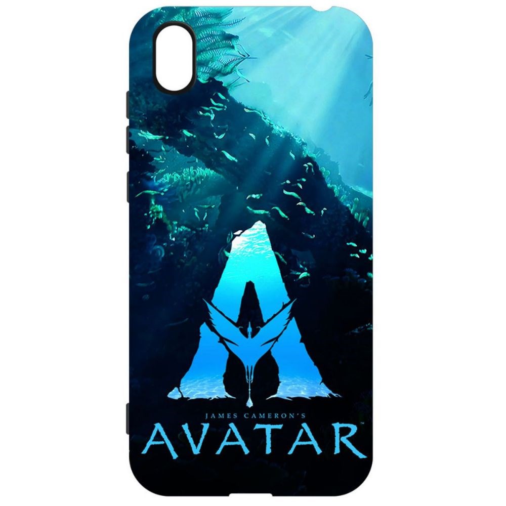 

Чехол-накладка Софт Аватар - Цветное лого для Honor 8S, Черный