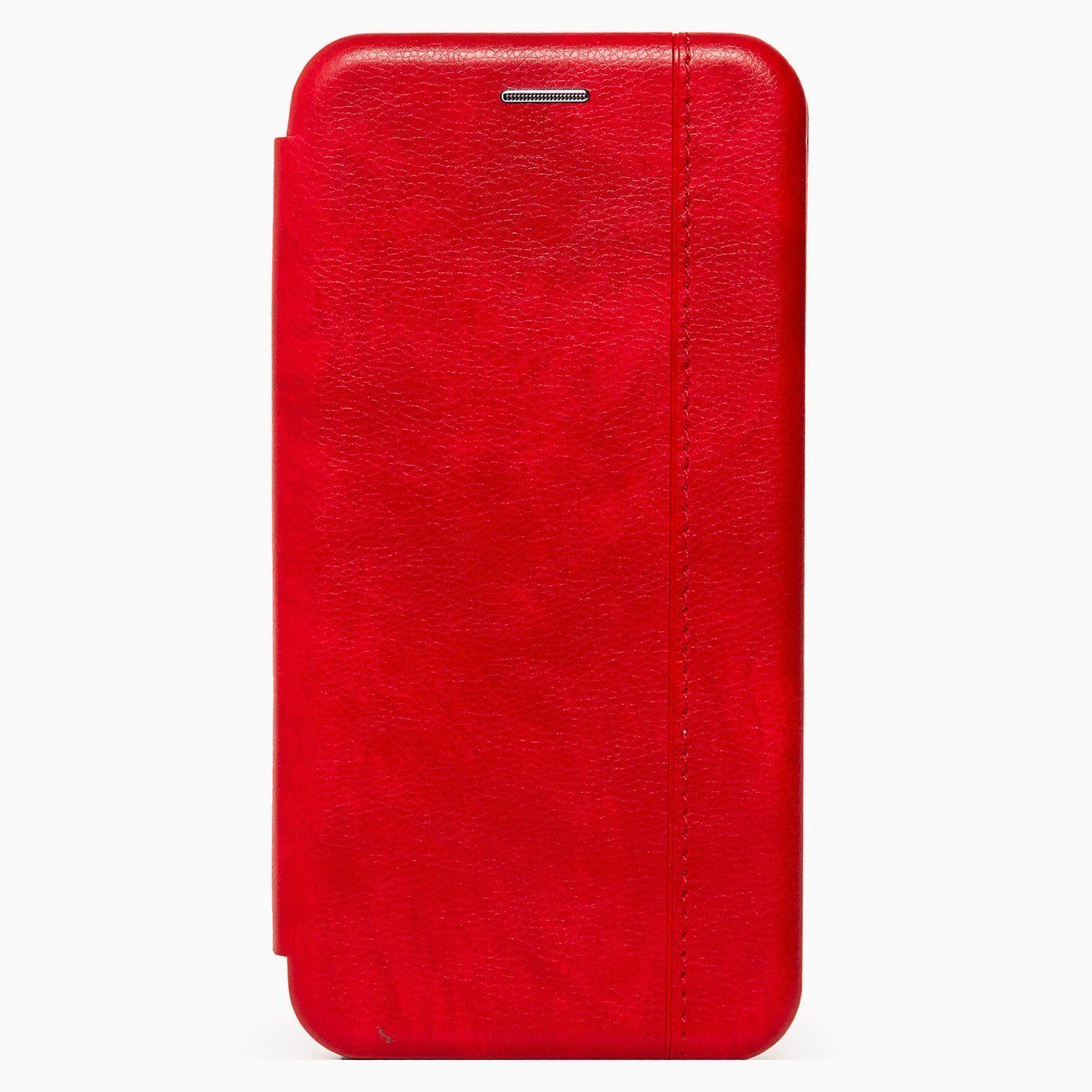 

Чехол для Apple iPhone 12 Pro Max флип боковой кожзам №3 <красный>