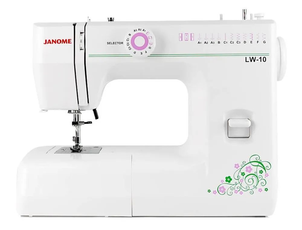 Швейная машина Janome LW-10 белый швейная машина necchi k132a белый