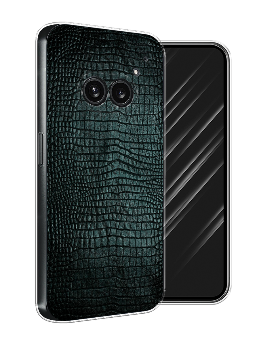 

Чехол Awog на Nothing Phone 2a "Черная змея", Черный;серый;голубой, 3300350-1