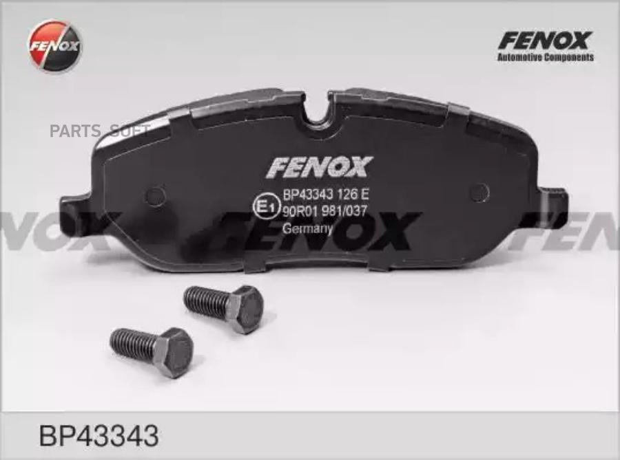 

Тормозные колодки FENOX дисковые BP43343