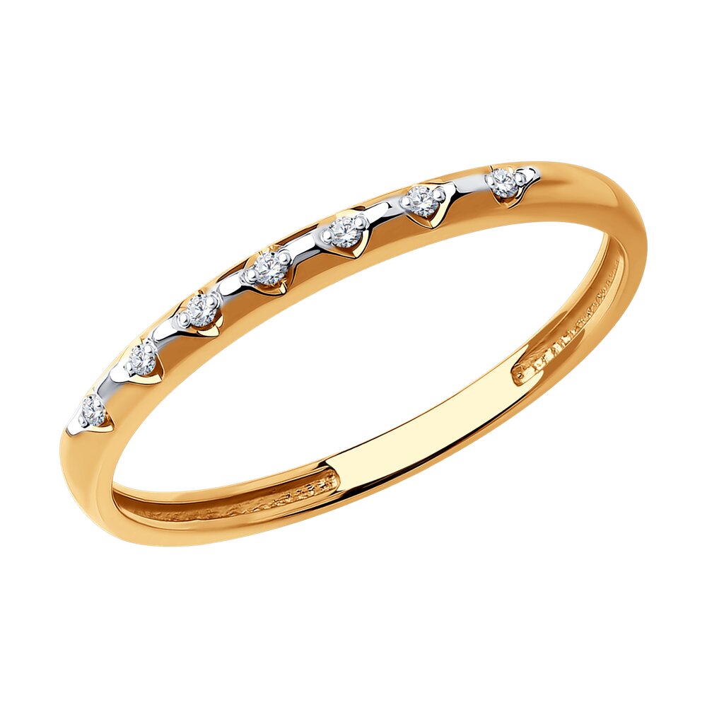 

Кольцо из красного золота с бриллиантом р. 17 SOKOLOV Diamonds 1012374, 1012374