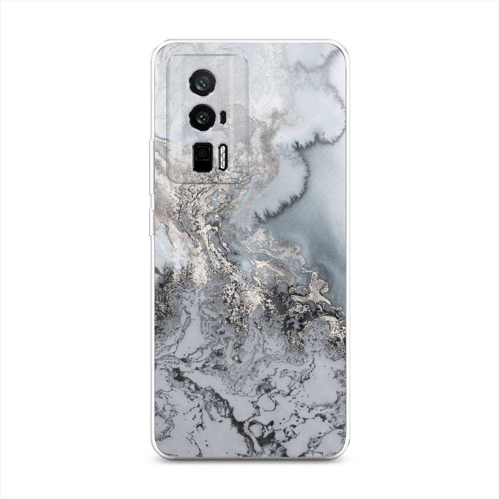 

Чехол Awog на Redmi K60 "Морозная лавина серая", Серый;серебристый, 317450-3