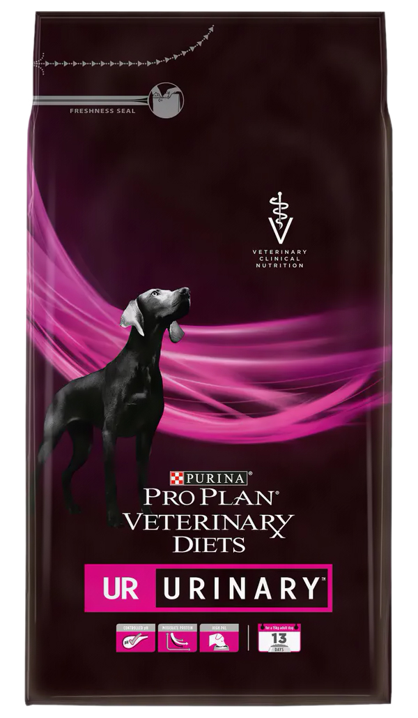 

PRO PLAN PRO PLAN VETERINARY DIETS UR URINARY для взрослых собак при мочекаменной болезни