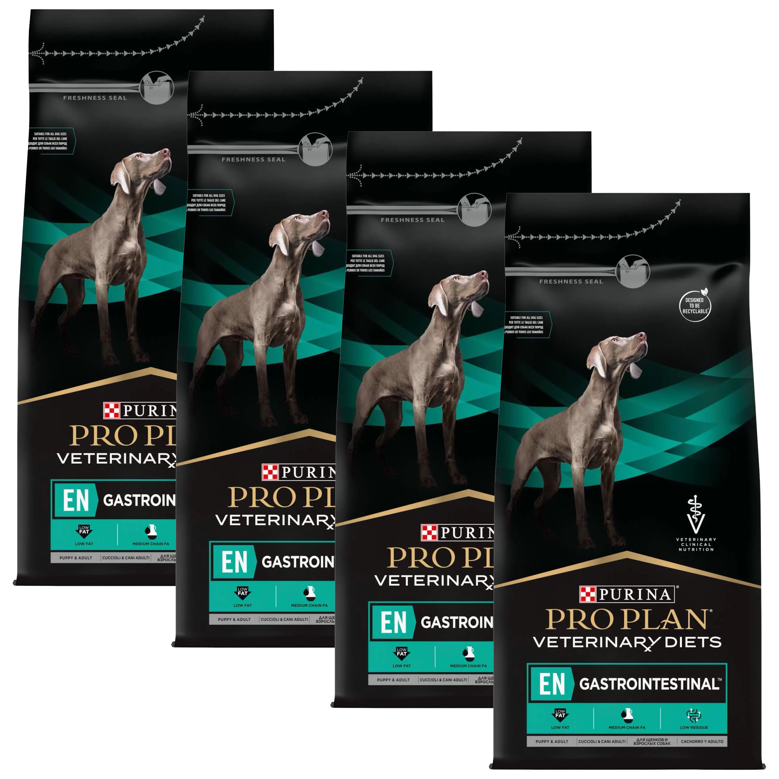 

Сухой корм для собак Pro Plan Veterinary Diets EN Gastrointestinal, 4 шт по 1,5 кг