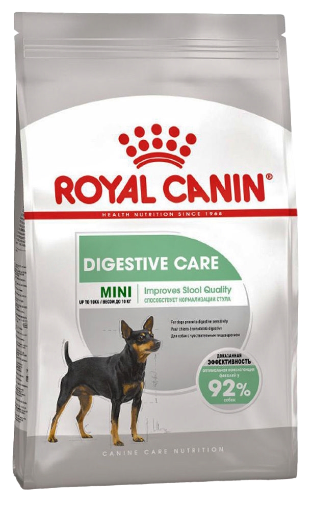 

ROYAL CANIN ROYAL CANIN MINI DIGESTIVE CARE для взрослых собак маленьких пород для поддерж, 4627150231250