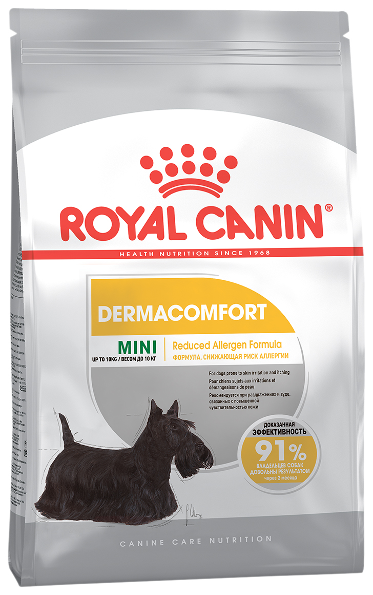 

ROYAL CANIN ROYAL CANIN MINI DERMACOMFORT для взрослых собак маленьких пород при аллергии