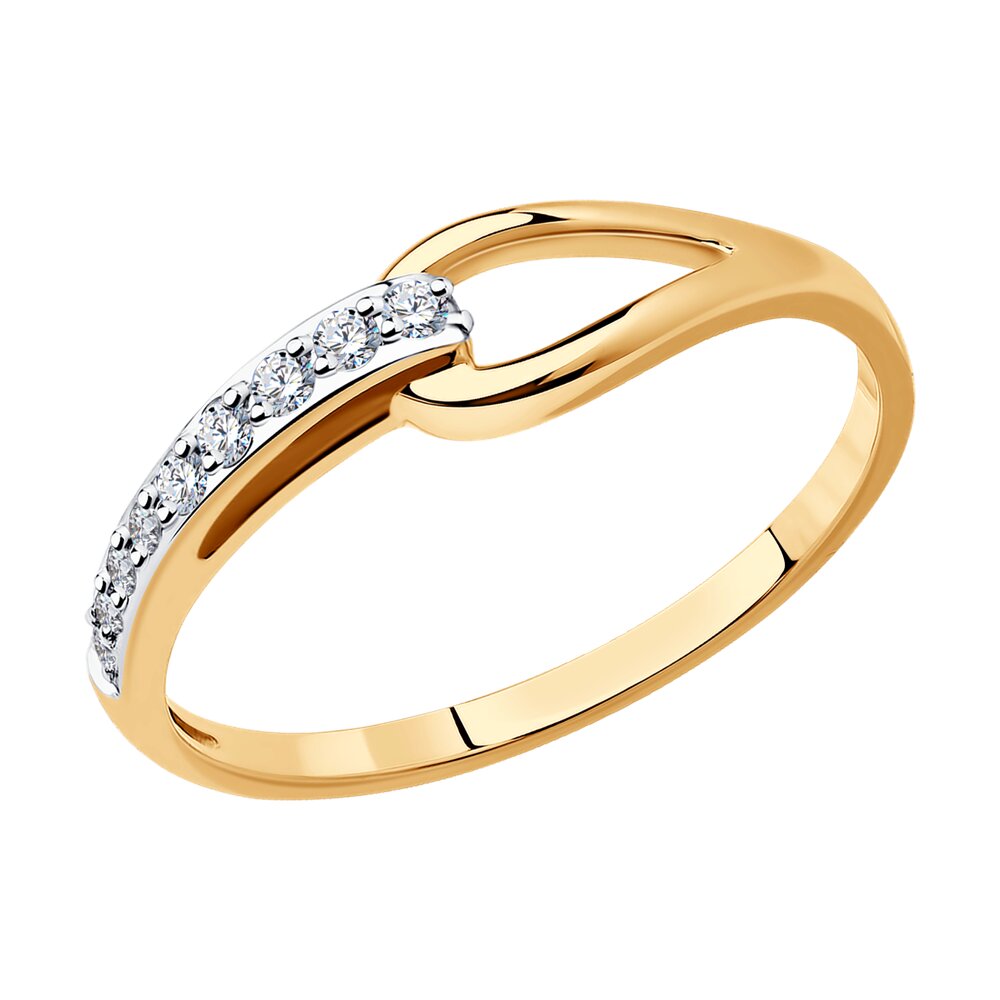 

Кольцо из красного золота с бриллиантом р.  SOKOLOV Diamonds 1012320, 1012320