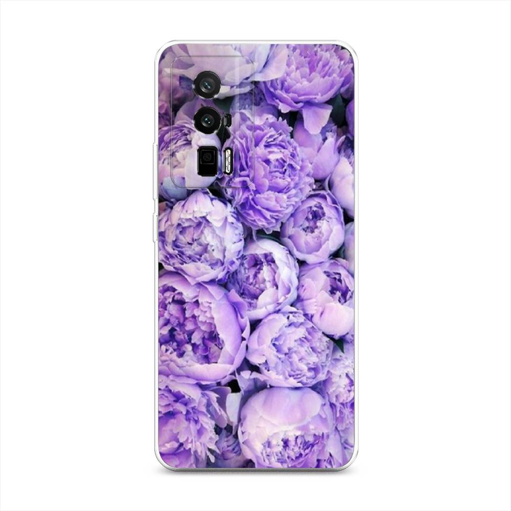 

Чехол Awog на Redmi K60 "Пионы сиреневые", Фиолетовый;голубой, 317450-8
