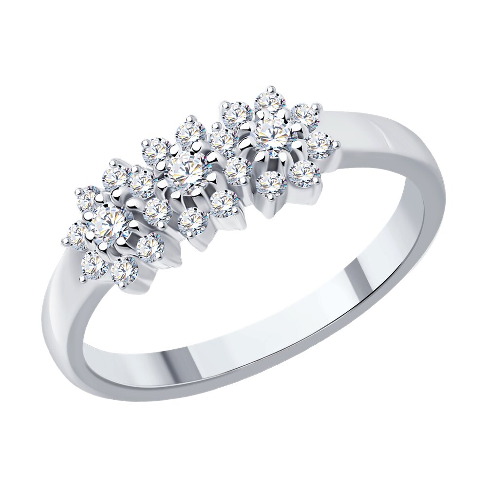 

Кольцо из золота р. 18,5 SOKOLOV Diamonds 1012318-3, бриллиант, 1012318-3