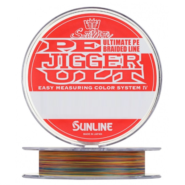 Леска плетеная SunLine PE Jigger Ult 0,148 мм, 200 м, 6 кг, multicolor, 1 шт.