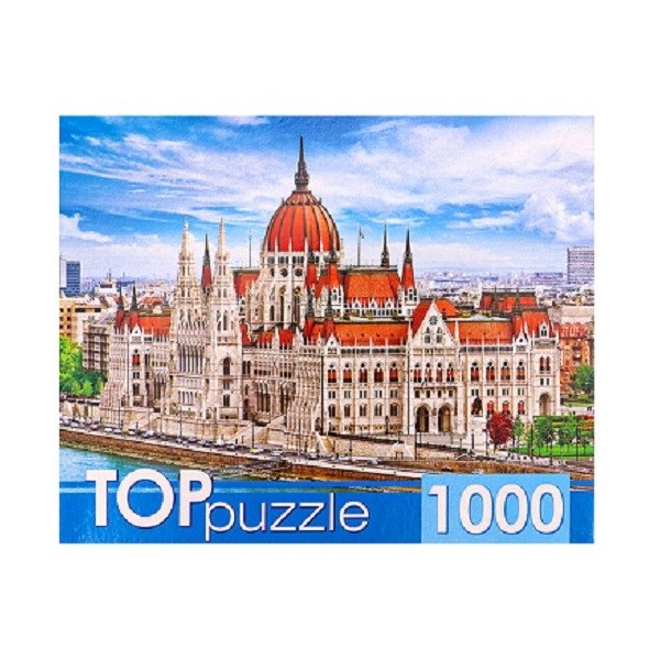 Пазлы Toppuzzle. Венгрия. Здание парламента в Будапеште, 1000 элементов TOPpuzzle