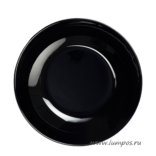 фото Тарелка глубокая для супов luminarc diana 20 см черная