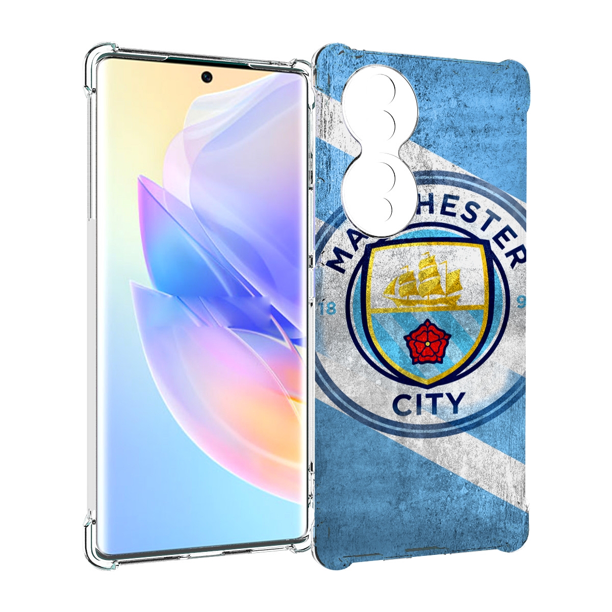 

Чехол MyPads Манчестер-сити мужской для Honor 70, Прозрачный, Tocco
