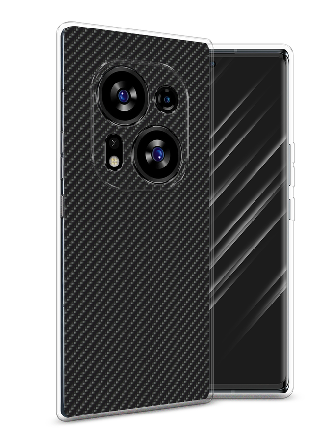 

Чехол Awog на Tecno Phantom X2/X2 Pro "Черный карбон", 303350-1