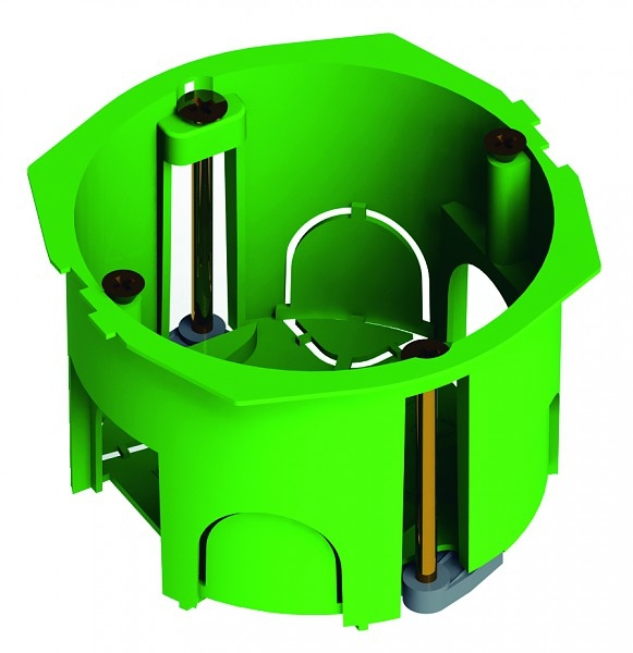 Hegel Коробка монтажная д/полых стен, внутр разм 64х44 мм, ниша: 68х45 мм, пласт.лапки, IP