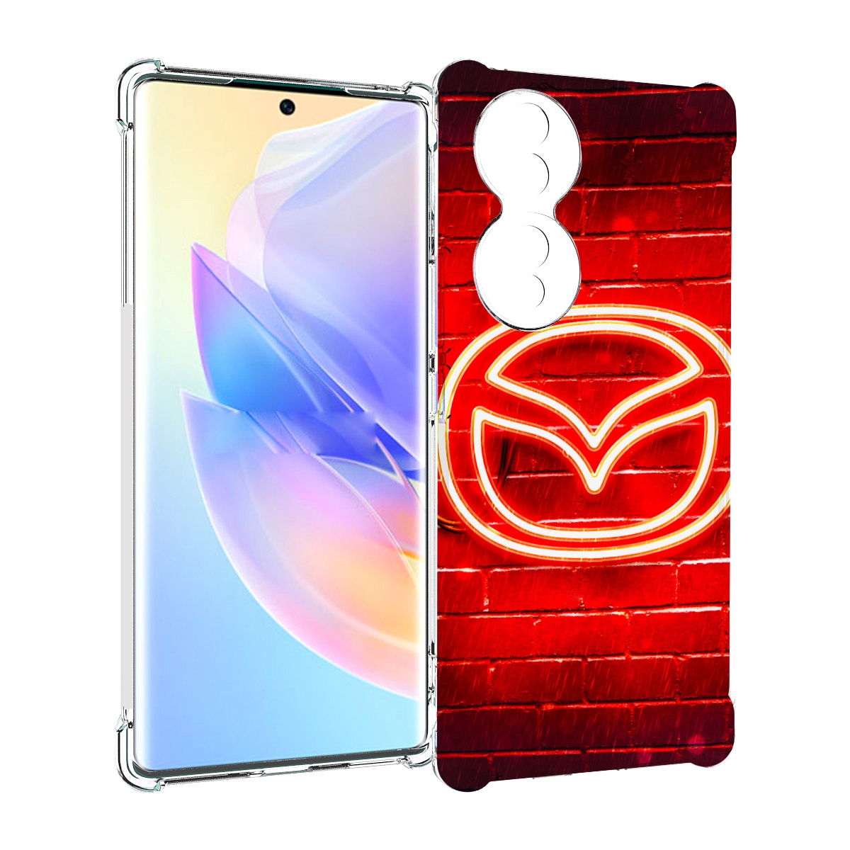 

Чехол MyPads Мазда для Honor 70, Прозрачный, Tocco
