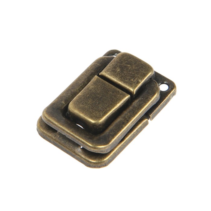 

Замок для шкатулок, кейсов 35х25, цвет бронза, 10 шт, Бронзовый