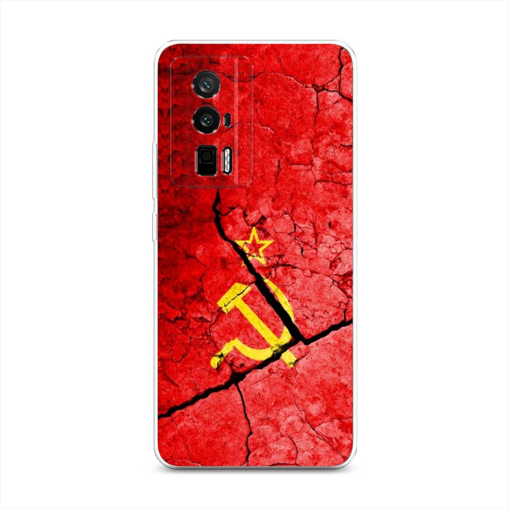 

Чехол Awog на Redmi K60 "СССР", Красный;черный;желтый, 317450-5