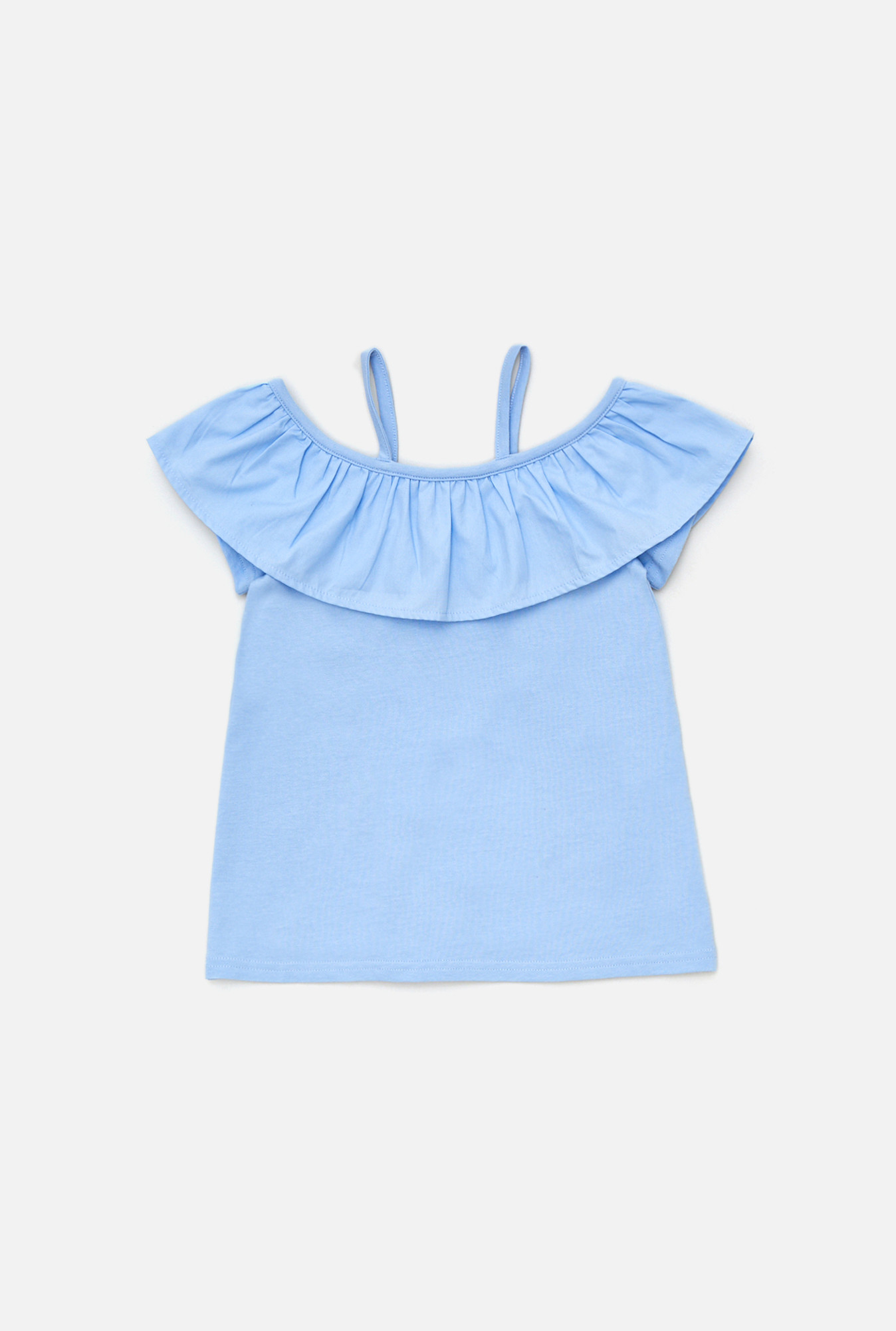 

Майка для девочек размер 116, голубой, 20224220051