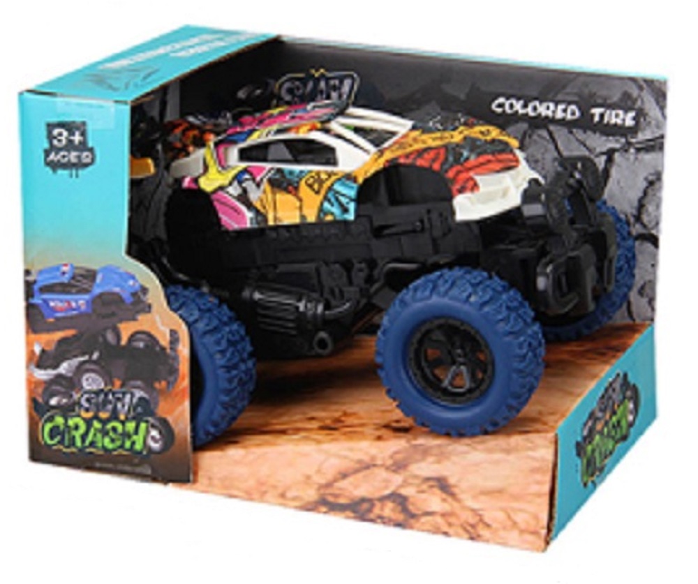 Машинка инерционная открывается при ударе, в упак. 14х9,5х9,5см