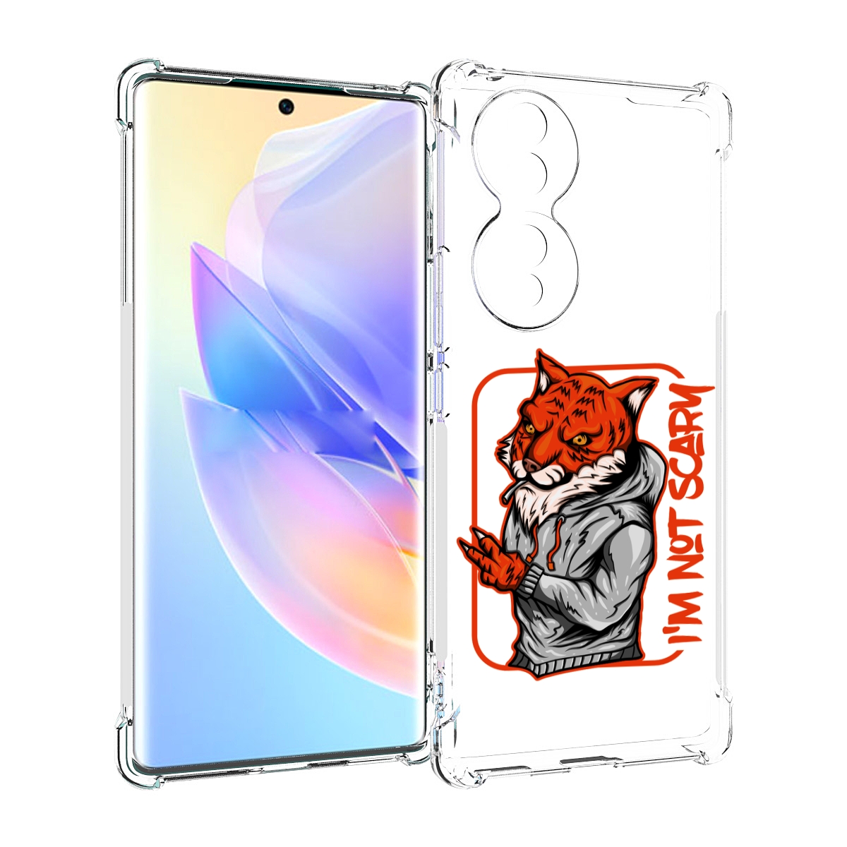 

Чехол MyPads Лис для Honor 70, Прозрачный, Tocco