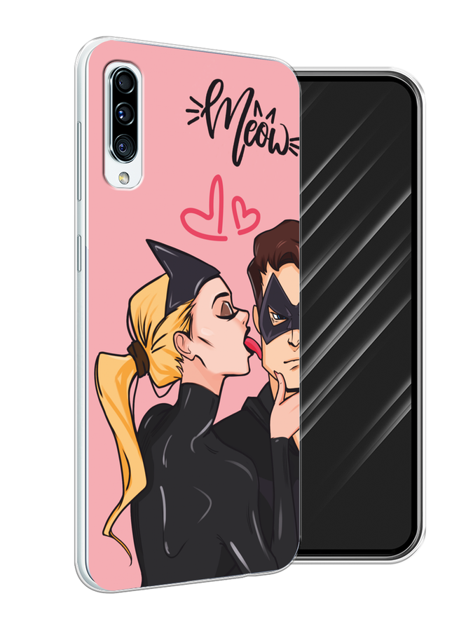 

Чехол Awog на Samsung Galaxy A50/A30S "Kiss of Cat Woman", Розовый;черный;бежевый, 28850-1