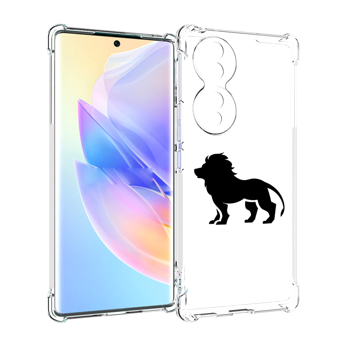 

Чехол MyPads Лев для Honor 70, Прозрачный, Tocco