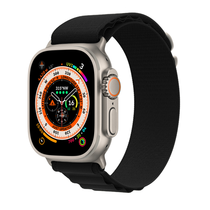 Ремешок Alpen для Apple Watch 38 mm Link bracelet черный