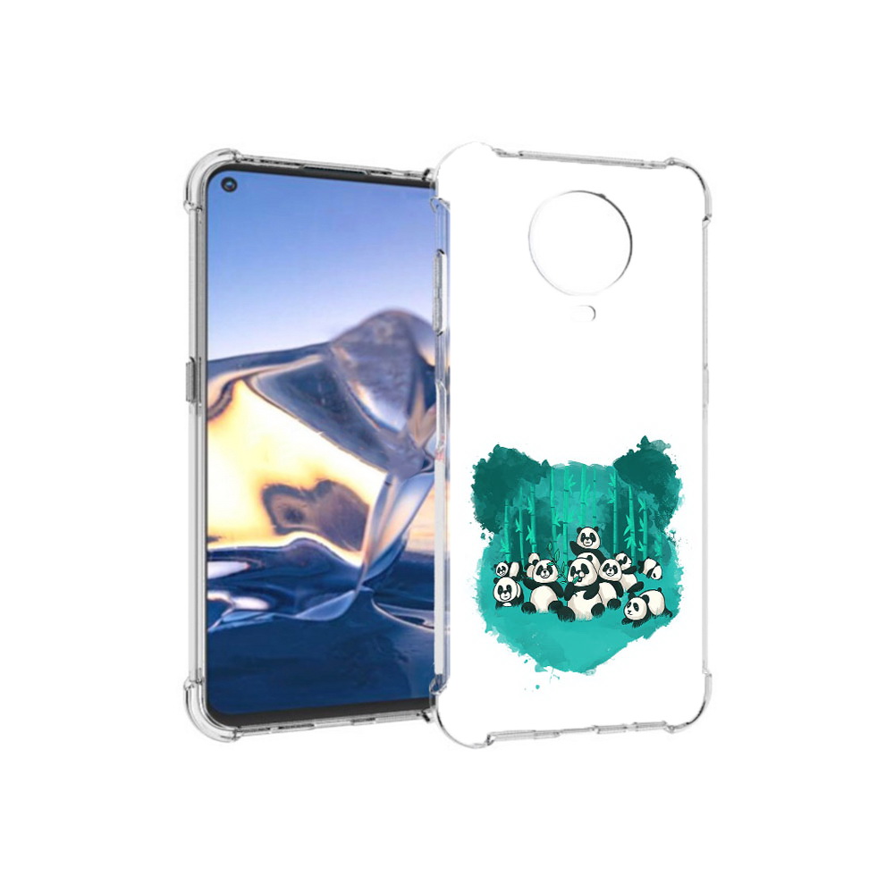 

Чехол MyPads Tocco для Nokia G10 нарисованные панды (PT171673.98.508), Tocco