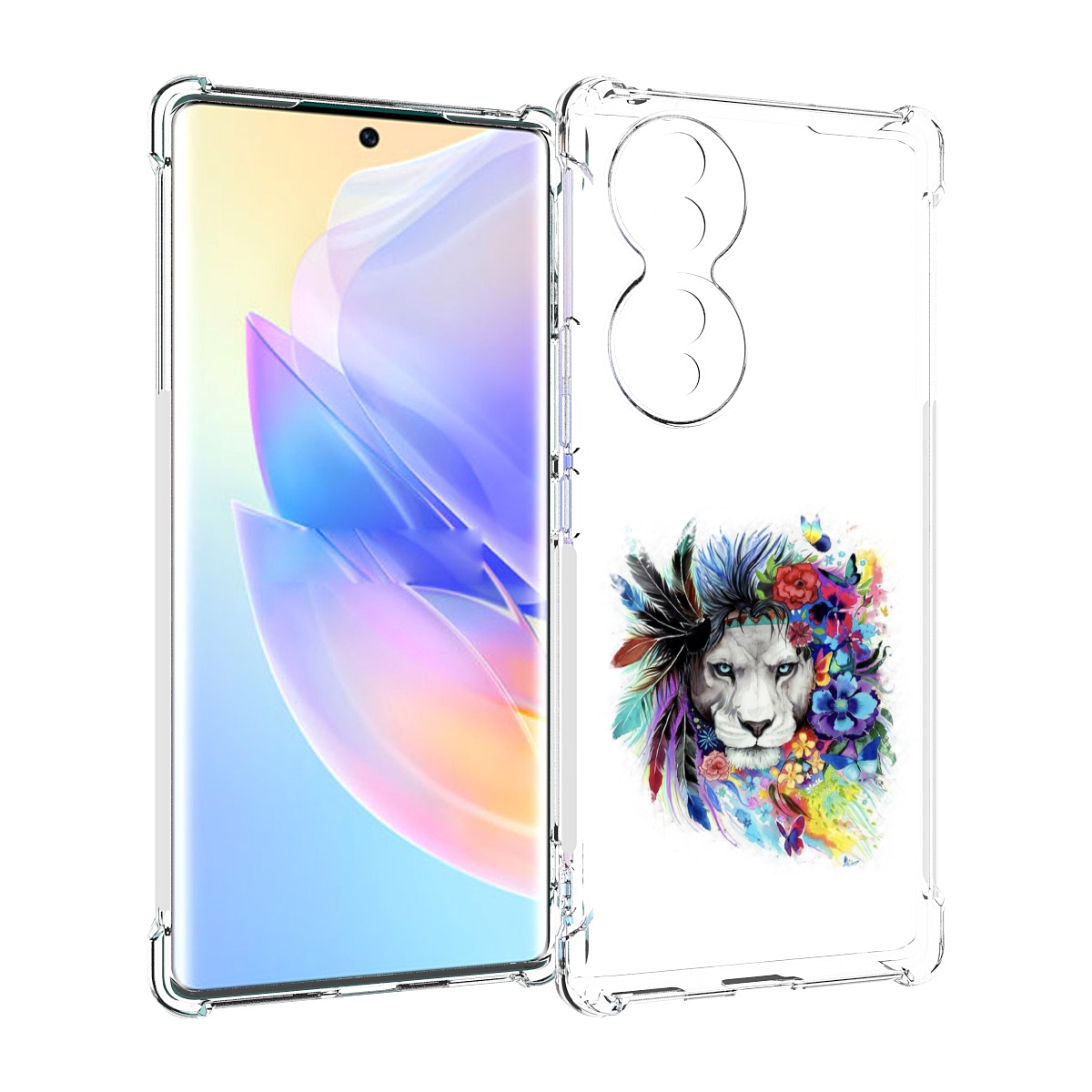 

Чехол MyPads Лев 2 для Honor 70, Прозрачный, Tocco