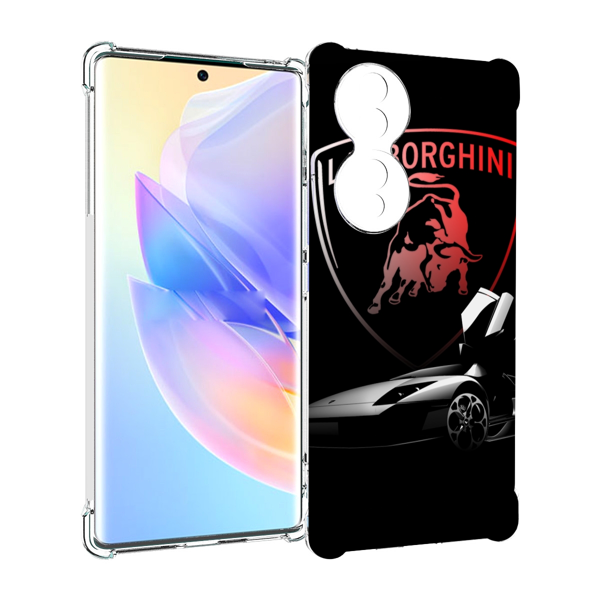 

Чехол MyPads Ламборгини-black мужской для Honor 70, Прозрачный, Tocco