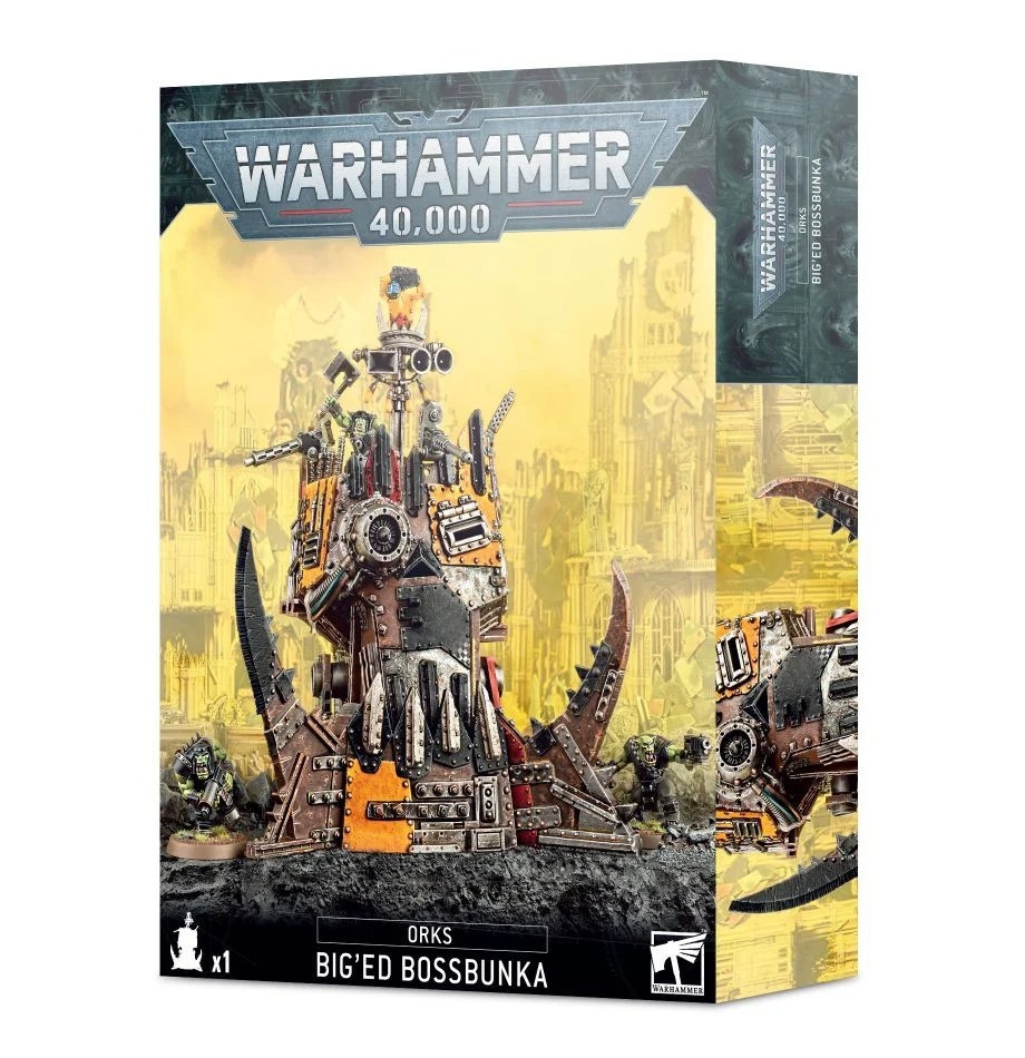 Миниатюра для игры Games Workshop Warhammer 40000 Orks Big'ed Bossbunka 50-45