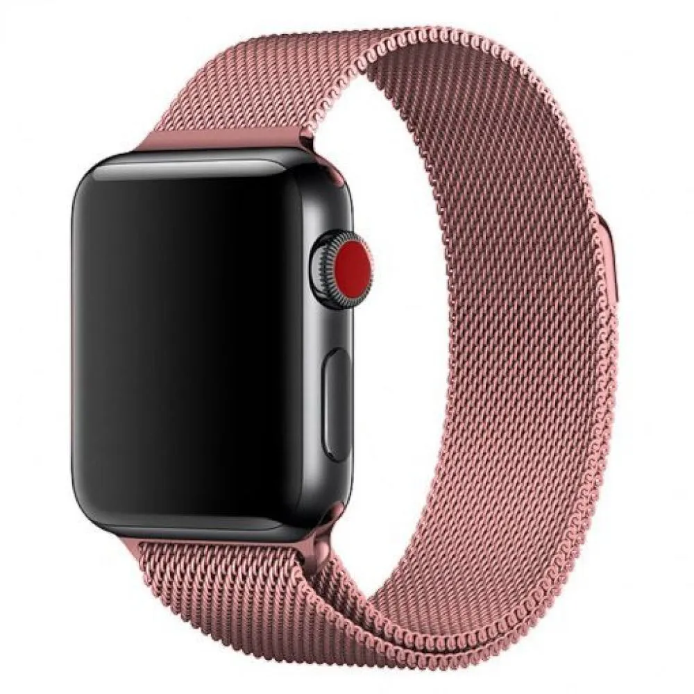 Ремешок Alpen для Apple Watch 38 mmМеталл milanese loop розовое золото 433₽