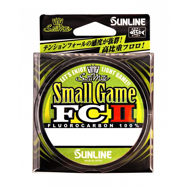 

Леска флюрокарбоновая SunLine SWS Small Game FC II 0,19 мм, 120 м, 2,75 кг, clear, 1 шт., SWS Small Game FC II