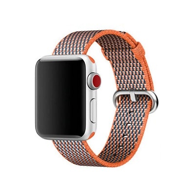 Ремешок Alpen для Apple Watch 38 mm - Woven Nylon оранжево-фиолетовый